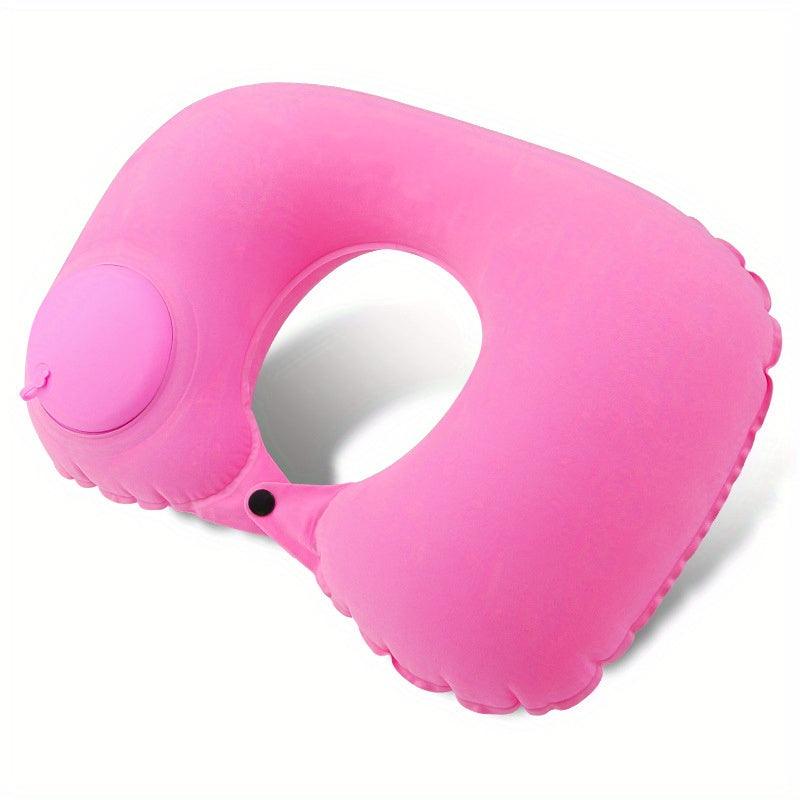 Almohada de Cuello Inflable | Descanso & Relajante para Viajes