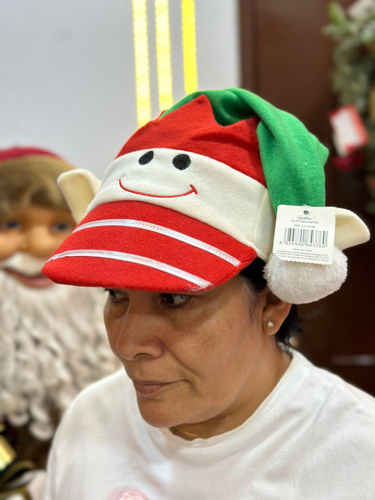 GORRA  NAVIDAD ELFO NAVIDEÑO