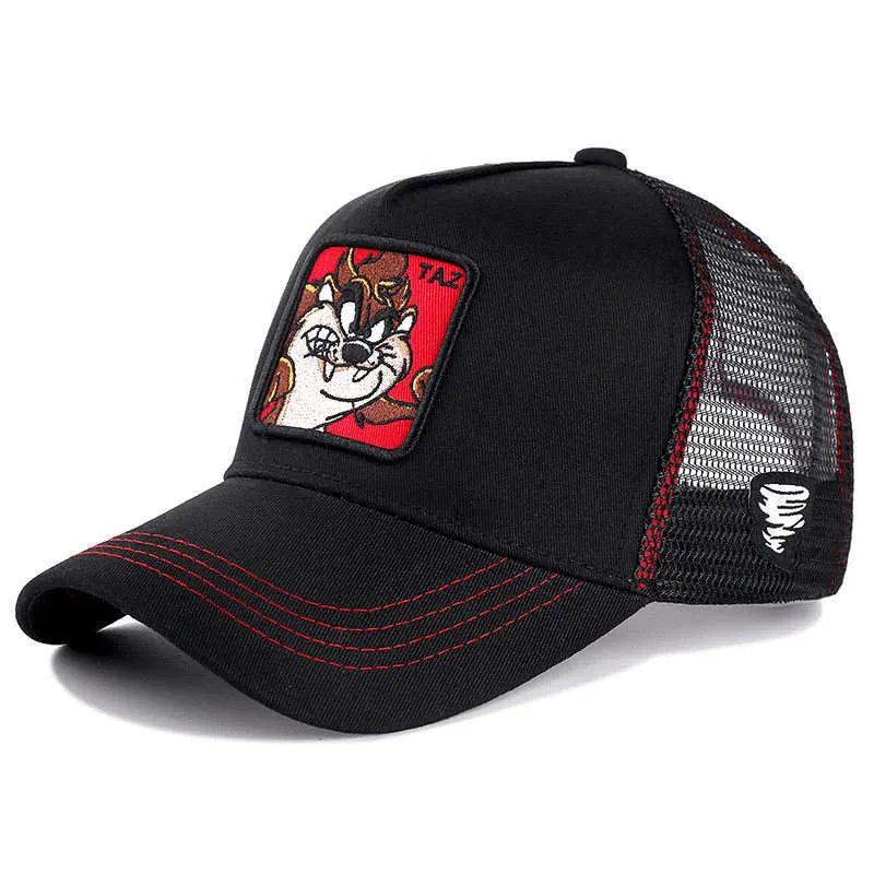 Hot Sale Unisex Anime Cartoon Cap High Quality Patch Draw Baseball Cap Men Trucker Hat