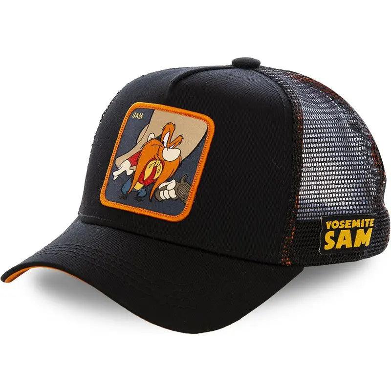 Hot Sale Unisex Anime Cartoon Cap High Quality Patch Draw Baseball Cap Men Trucker Hat