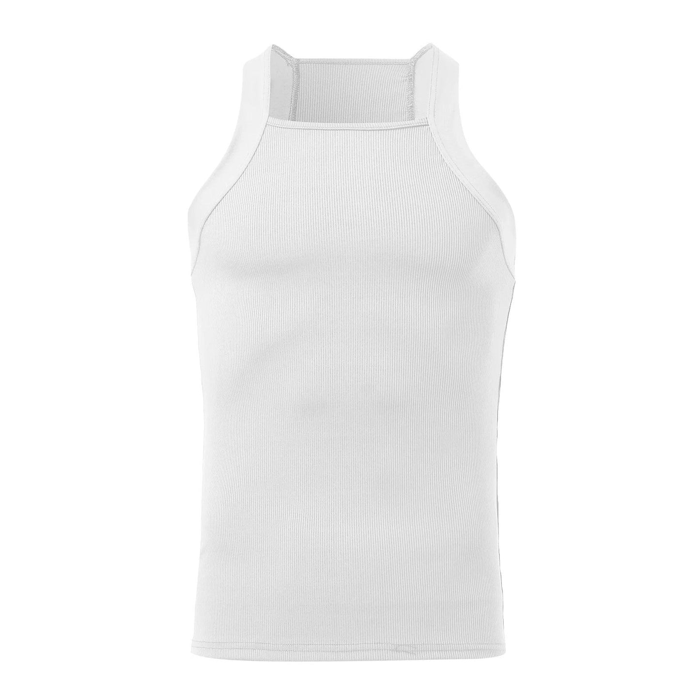 Tank Tops de Moda para Hombre, Camisetas Sin Mangas Slim Fit, O-cuello, Casual y de Lujo para Gimnasio y Estilo Urbano