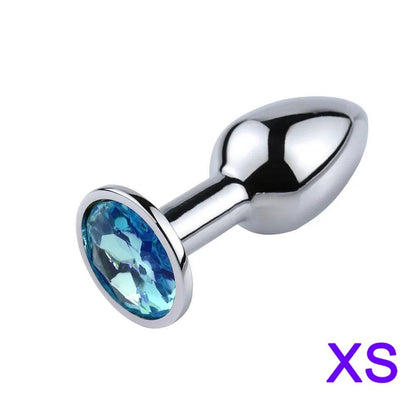 Mini Sexy Jelly Color Metal Anal Plug Anal Dilator for Adult Men and Women Fun Flirting Masturbation Masturbation Adult Toys Gay