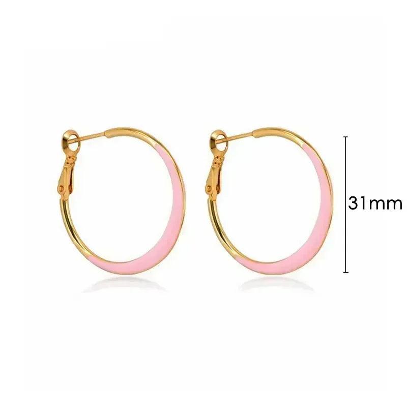 Pendientes de Aro de Plata Esterlina 925 con Cristal Rosa y Corazón, Joyería de Lujo para Mujer, Regalo Elegante y Premium