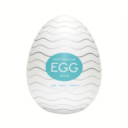 Experience Ultra-Realistic Pleasure with this Portable Male Masturbator Egg - Perfect for Men!