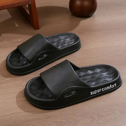 Thick Platform Slippers for Women Home Soft Sole Pillow Slides Sandals Woman Summer Beach Non Slip Flip Flops Bathroom Slipper