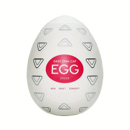 Experience Ultra-Realistic Pleasure with this Portable Male Masturbator Egg - Perfect for Men!