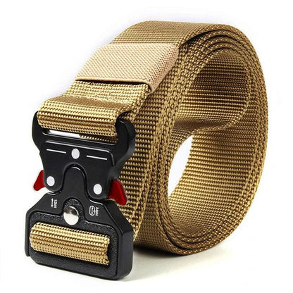 Men Belt Army Outdoor Hunting Tactical Multi Function Combat Survival High Quality Marine Corps Canvas For Nylon Male Luxury