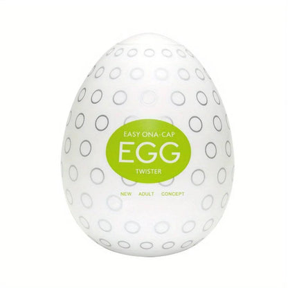 Experience Ultra-Realistic Pleasure with this Portable Male Masturbator Egg - Perfect for Men!