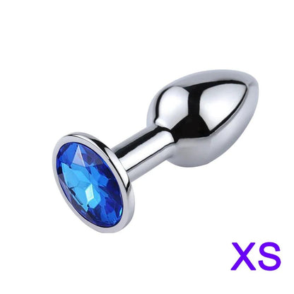 Mini Sexy Jelly Color Metal Anal Plug Anal Dilator for Adult Men and Women Fun Flirting Masturbation Masturbation Adult Toys Gay