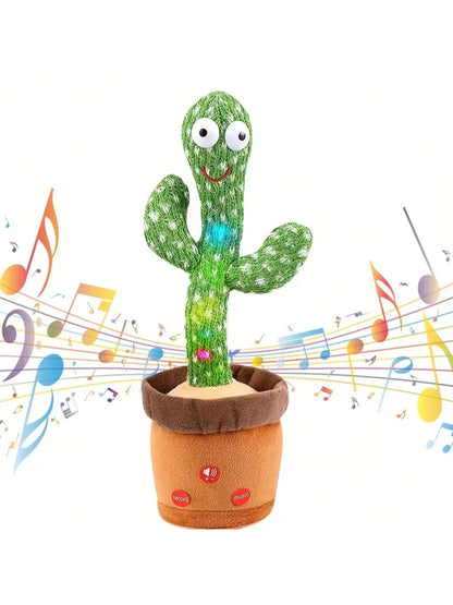 1 pieza - Juguete de Cactus Bailarín y Parlante para Bebés y Niños