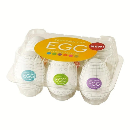 Experience Ultra-Realistic Pleasure with this Portable Male Masturbator Egg - Perfect for Men!